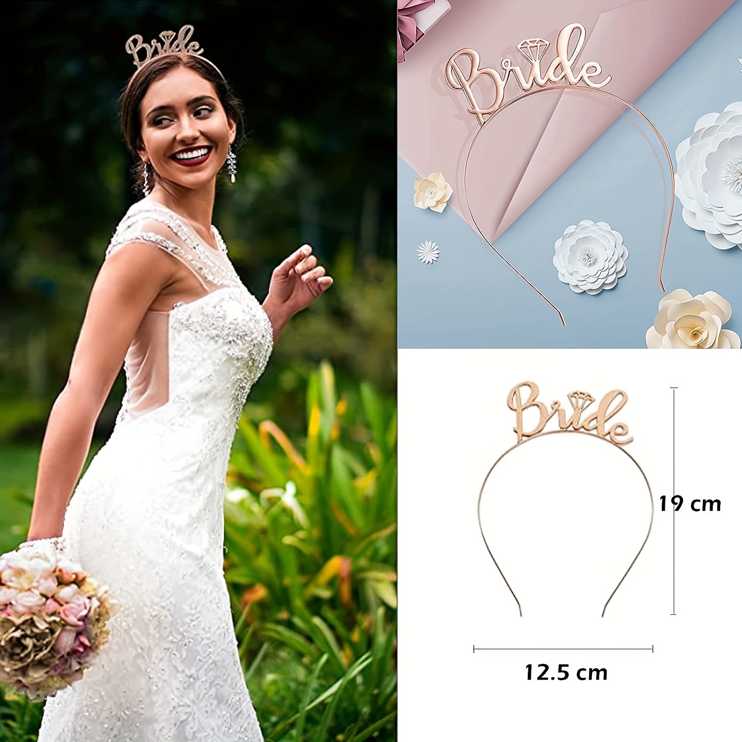 Bachelorette Party Wedding Decoration Set+etiquette Shoulder Strap+breast  Chapter+tattoo Sticker+bride Crown Hoop, Suitable For Unmarried Women's Party  Accessories, Wedding Decoration, Team Bride Decorative Supplies - Temu  Austria