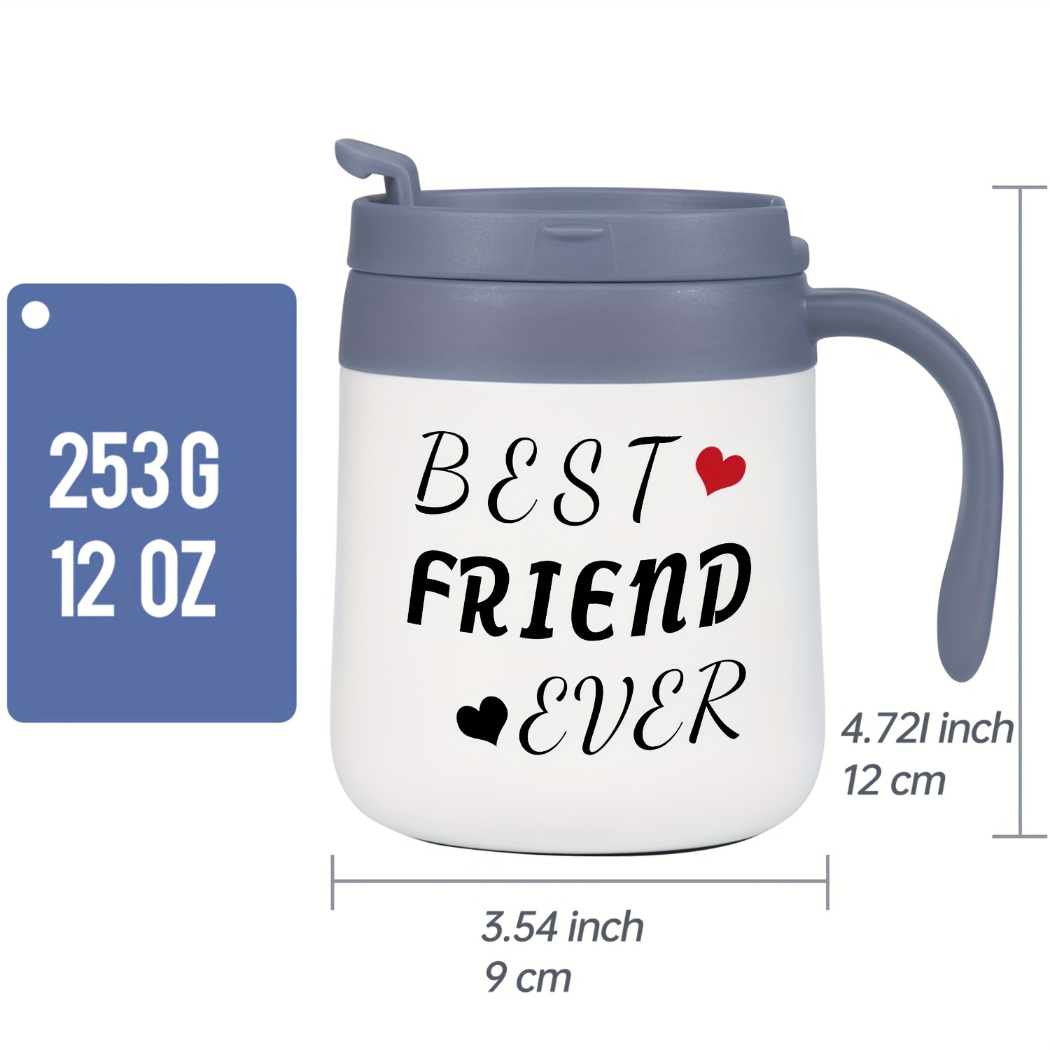 Best Friends Forever - Engraved Stainless Steel Tumbler, Best Friend Gift,  Bestie Mug