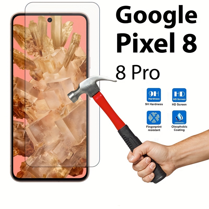 

[2 Packs] Screen Protector For Google Pixel 8/8 Pro 2023, Support Fingerprint Unlock Premium Hd Tempered Glass Film [9h Hardness][case Friendly] For Google Pixel 8/8 Pro
