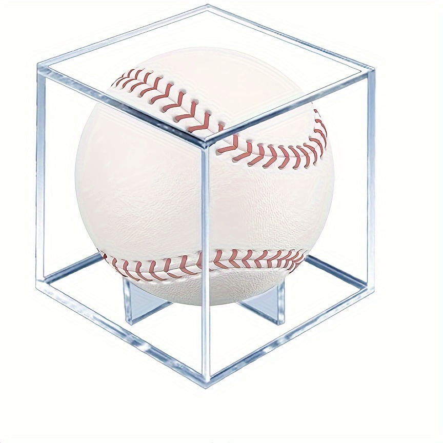 Baseball Golf Tennis Billiard Display Case Acrylic Cube Box - Temu