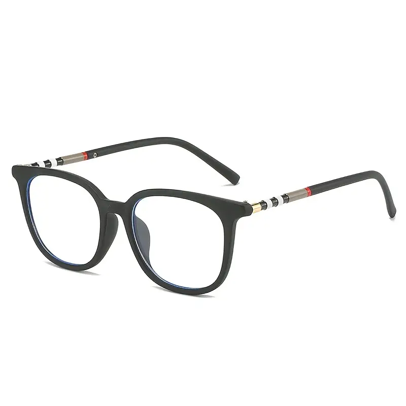 1 X Herren-retro-quadrat-brillengestell, Modische Unisex-brille