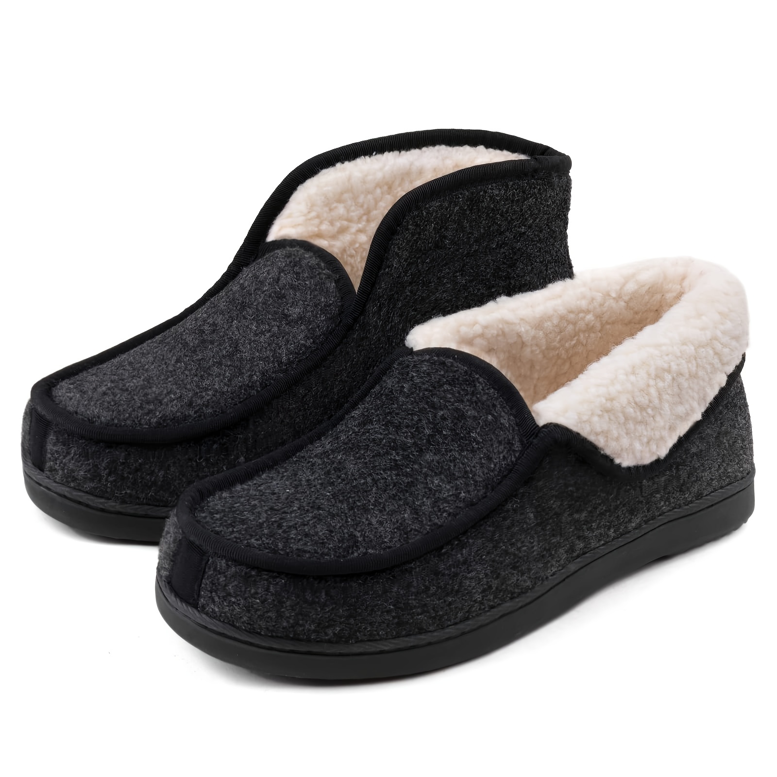 Women's Fleece Liner Indoor Slippers Solid Comfort Shoes