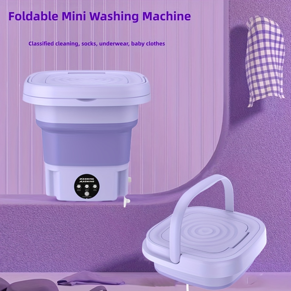 Portable Mini Washing Machine 4.5L Capacity Small Underwear Sock