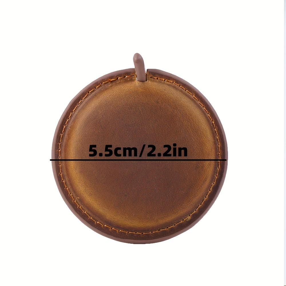 1.5M Mini Cute Portable Leather Measuring Tape(Random Color Delivery)