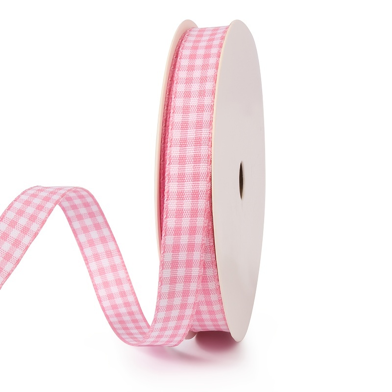 Gingham Ribbon Plaid Ribbon Perfect For Gift Wrapping Home - Temu Sweden