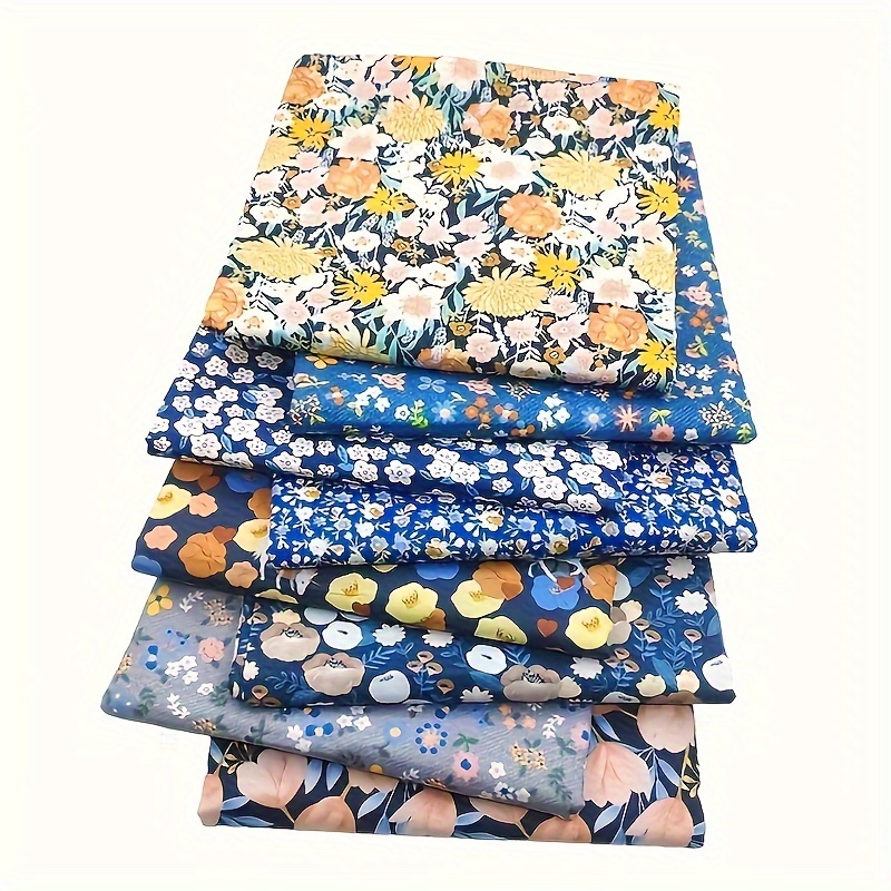 56 Piezas De Tela De Algodón floral Impresa Para patchwork , Costura Muñeca  Bordada De 25 Cm x