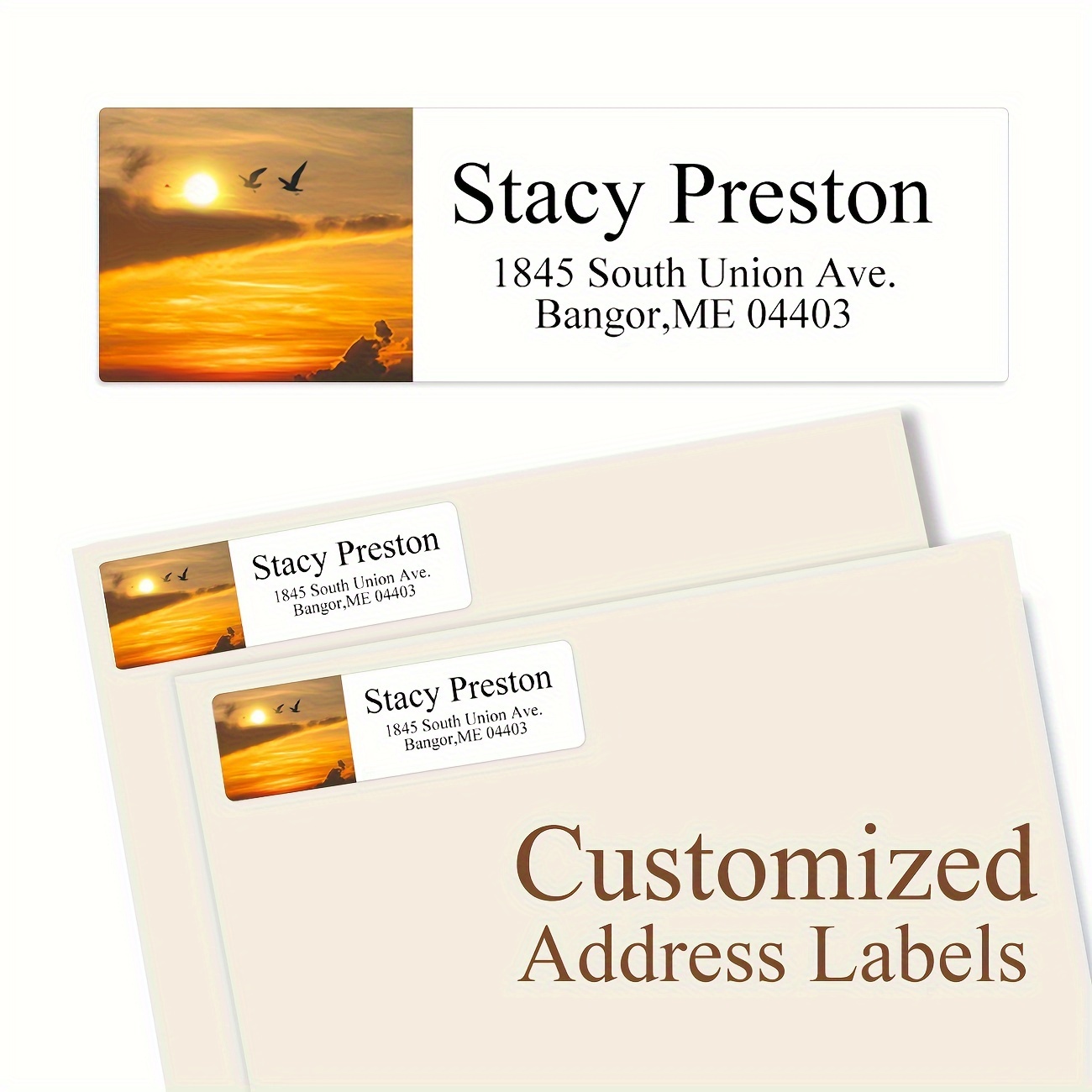Étiquettes d'adresse - Étiquettes personnalisées et de retour