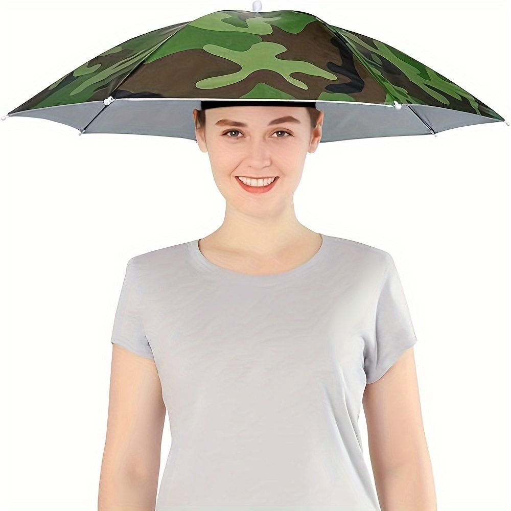 Lightweight Hat Umbrella Outdoor Fishing Umbrella Elastic - Temu