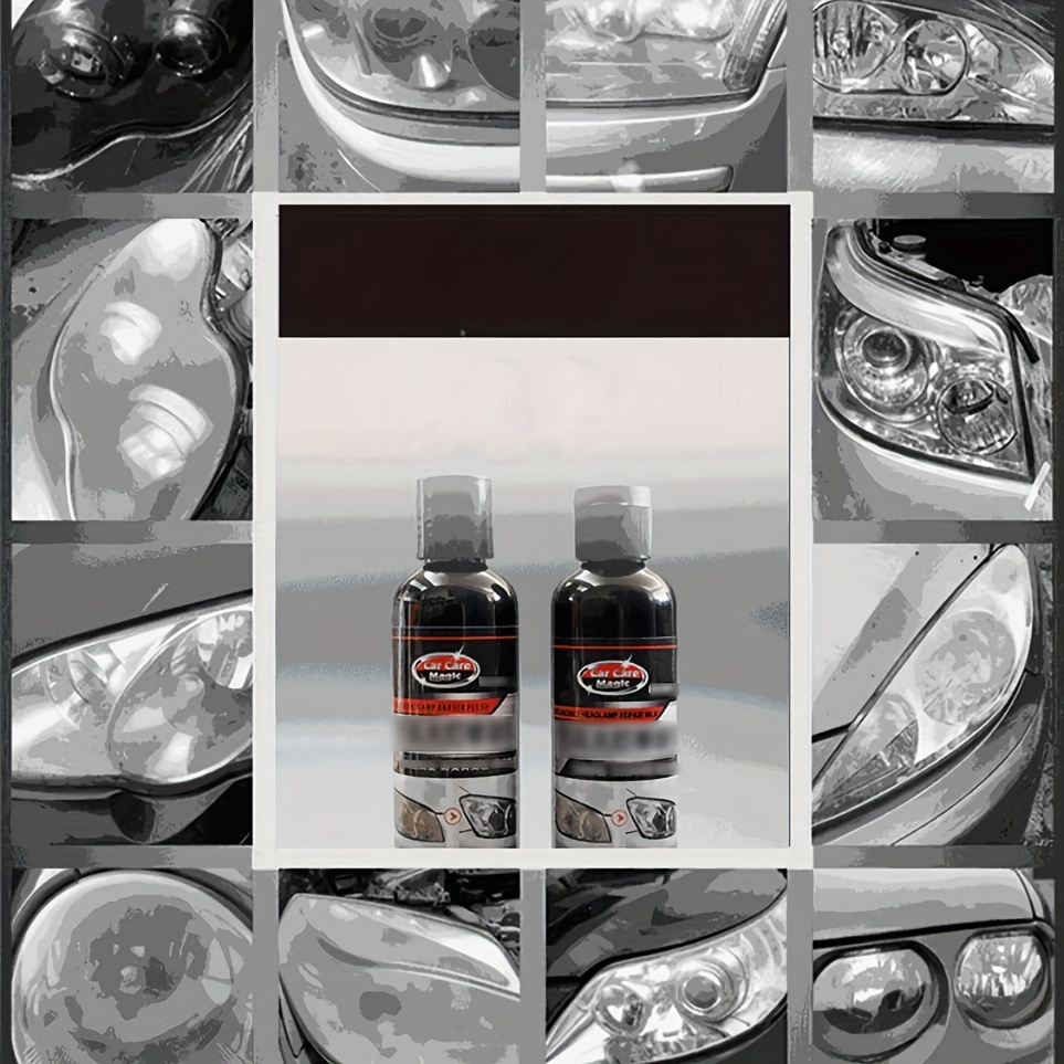 Headlight Cleaner Car Light Cleaner And Head Light Lens Restore 150ml  Cleaning Wipes For Headlights Removes