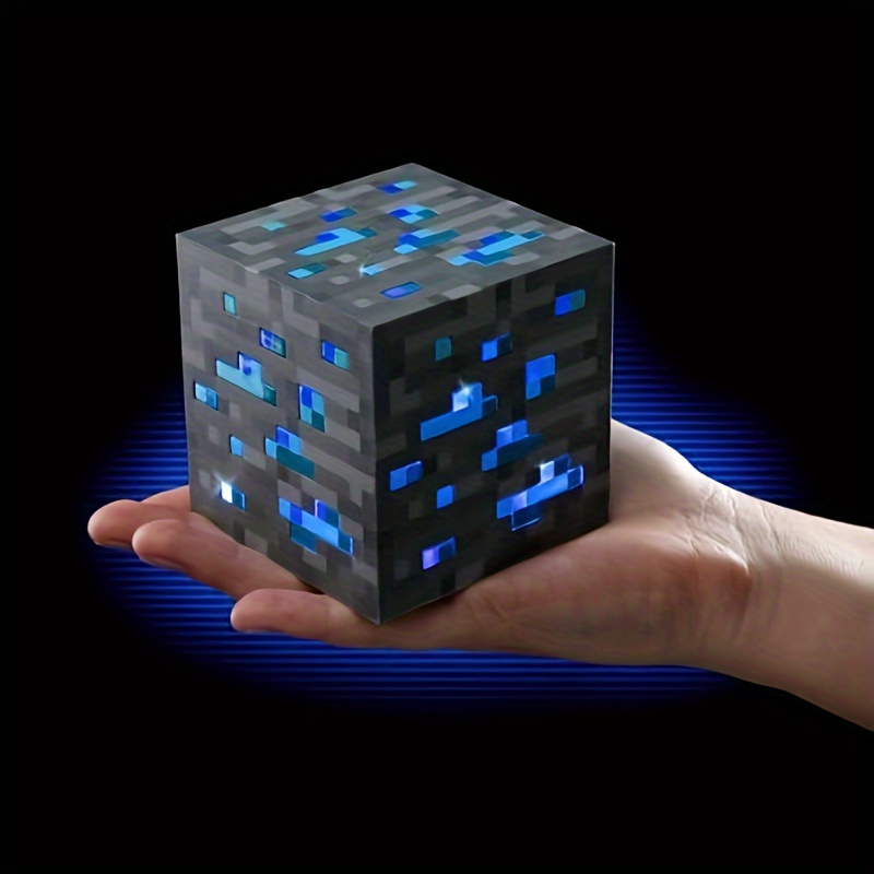 Lámpara De Antorcha De Minecraft Con Luz Led