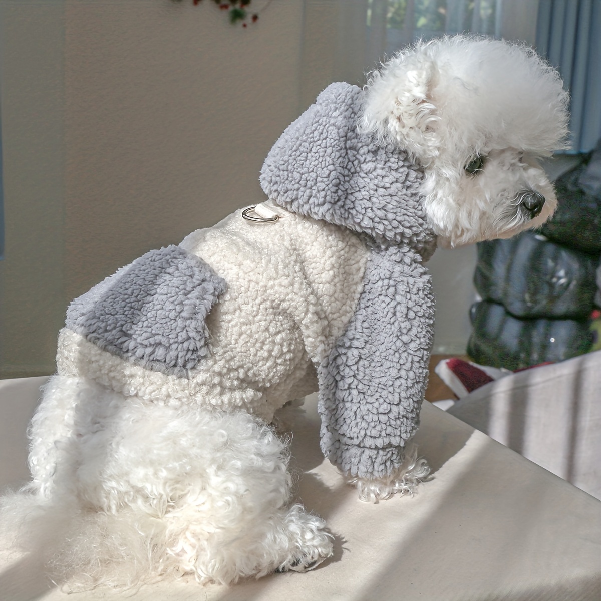 Thick Fleece Dog Jacket for Winter Outdoor Activities