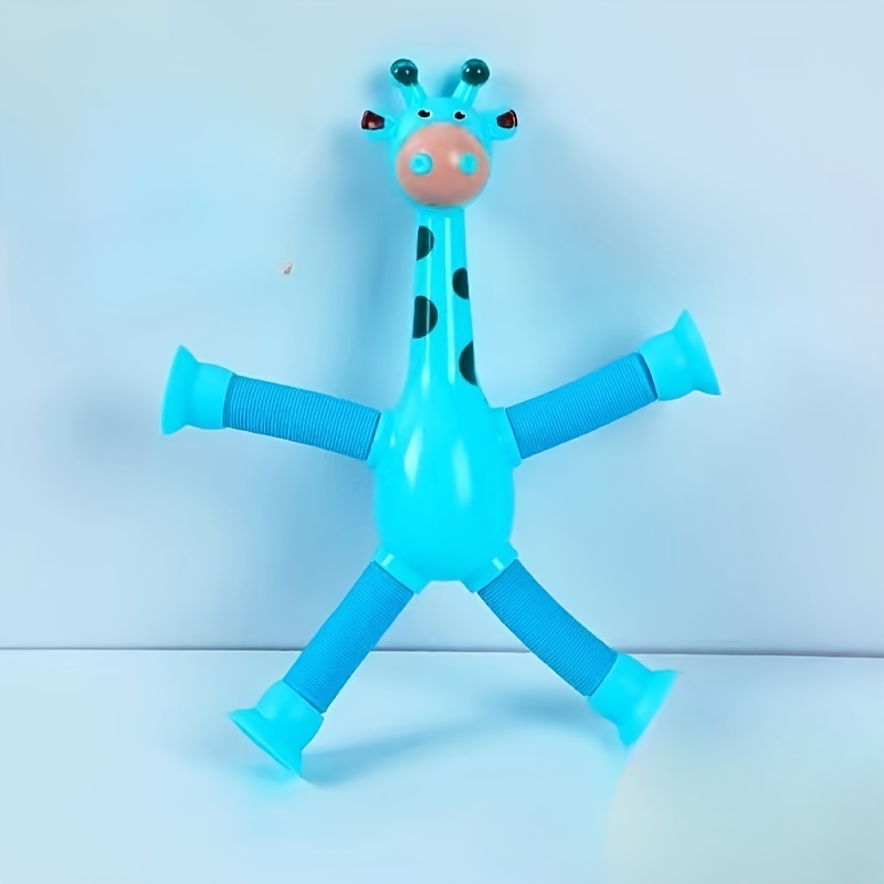 Acheter Jouets girafe à ventouse pour enfants, jouet à soulagement  télescopique, soufflet sensoriel, Anti-stress, jouet à presser Kawaii