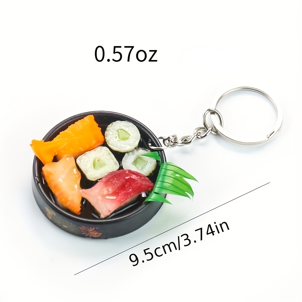 1pc Assorted Varieties Simulation Food Keychain Pendant Funny Gift