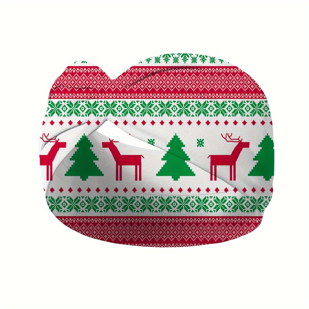 Pink Gingerbread Stretch Headband Twist Turban Christmas -  Hong Kong