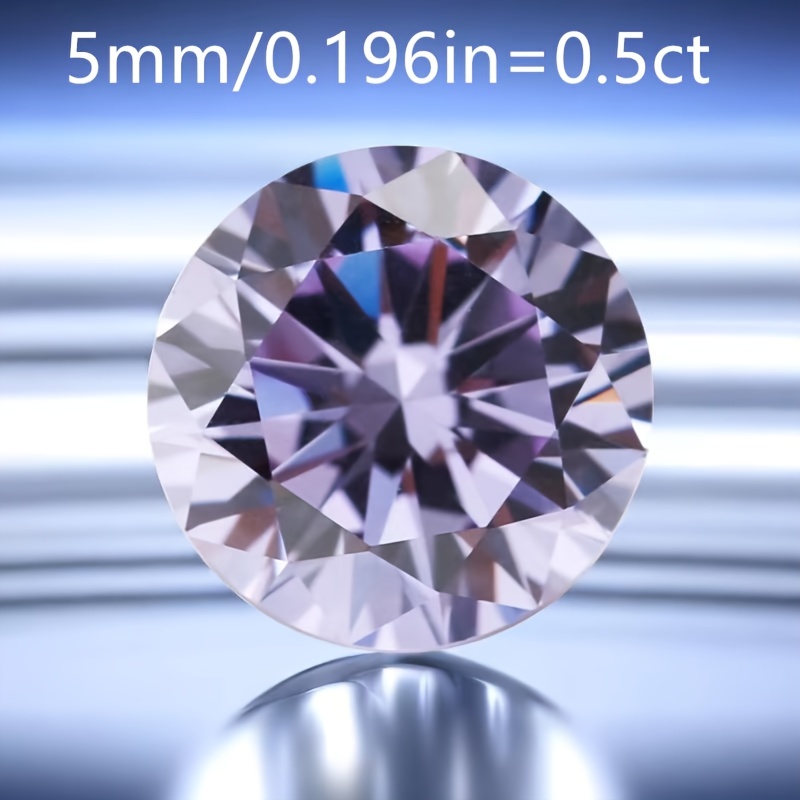 Purple moissanite sales