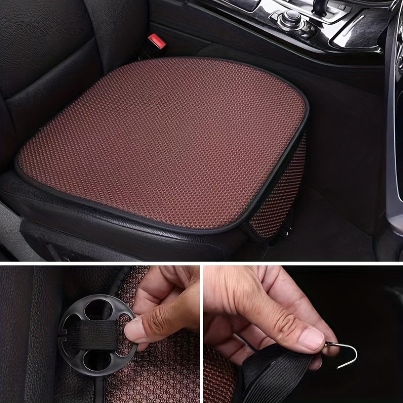 Car Seat Pad Cover,Breathable Comfort Car Front Drivers or Passenger Seat  Cushion, Universal Auto Interior Seat Bottom Protector Mat Fit Most Car