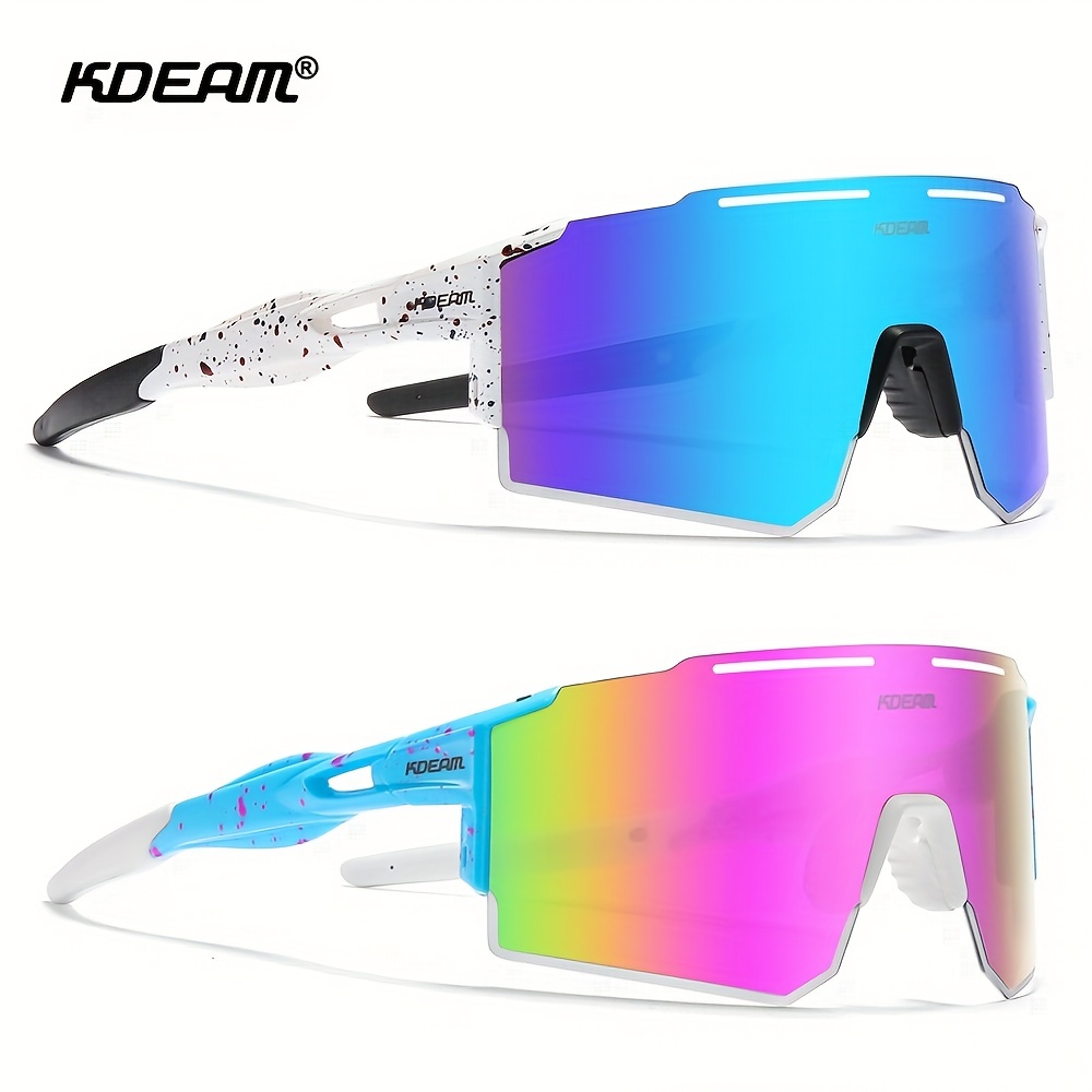 1pc Mens Photochromic Polarized Sunglasses Cycling Glasses Outdoor