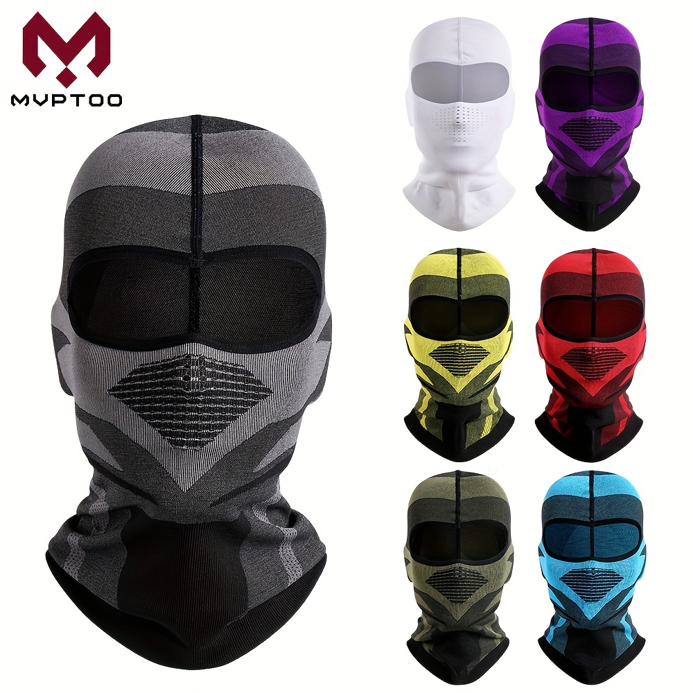 Cagoules Hiver Réchauffeur Ski Masque Coupe-Vent Masque Doublure