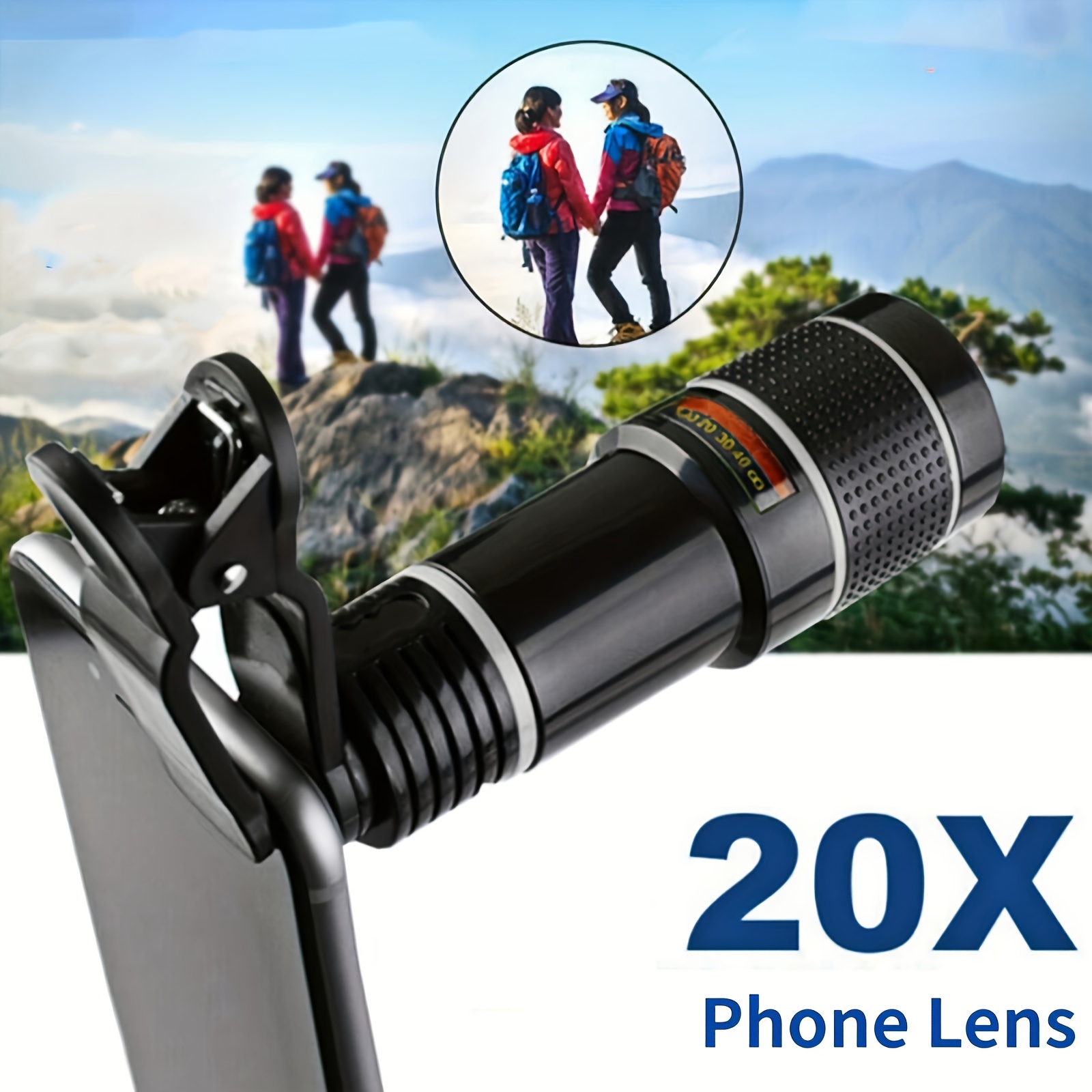 4k hd 20x mobile telephoto lens