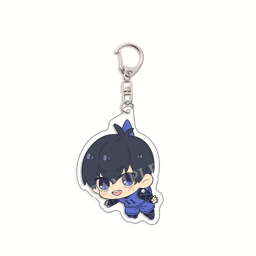 Anime BLUE LOCK Chaveiro Arcylic Keychain Figuras De Desenho