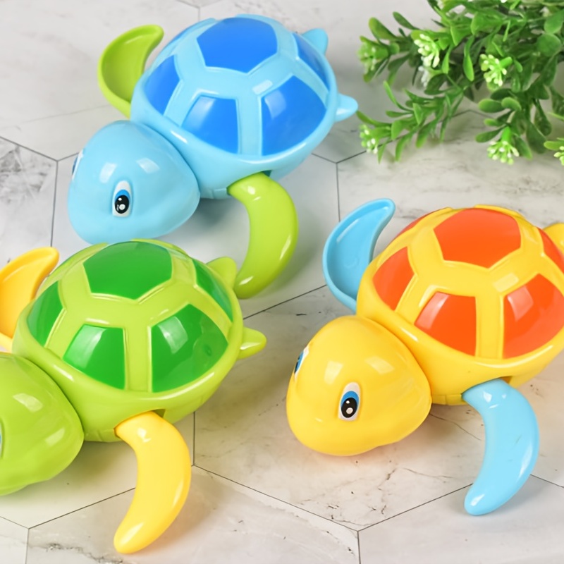 Toy turtles that sales swim in water