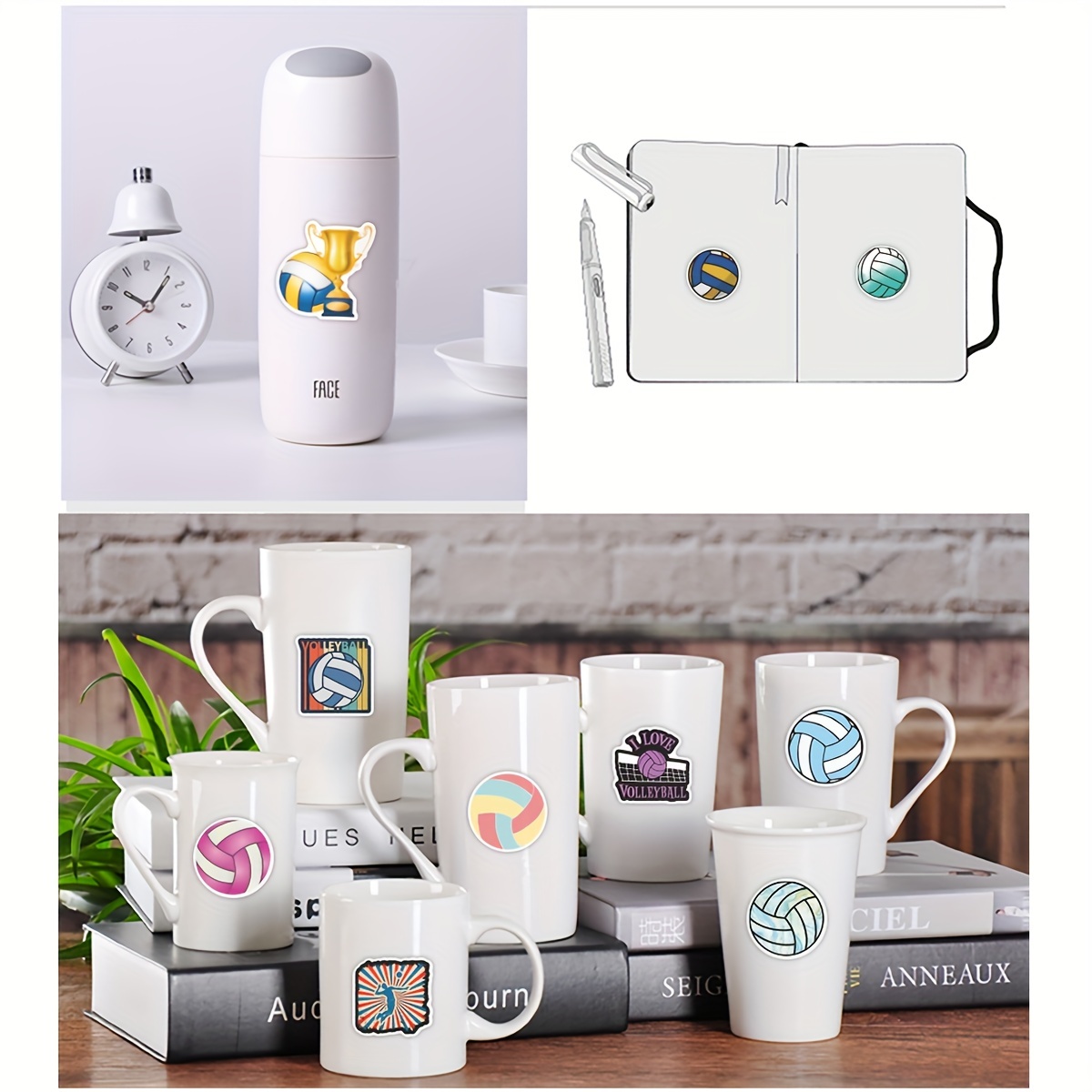 Waterproof Stickers Cups, Starbucks Stickers Cups