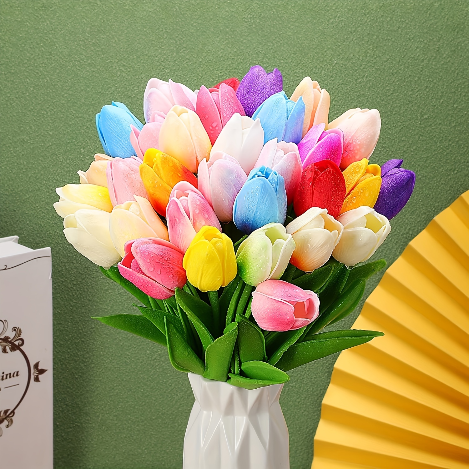 10pcs Real Touch Tulip Arrangement for Room Decor: Buy Now!
