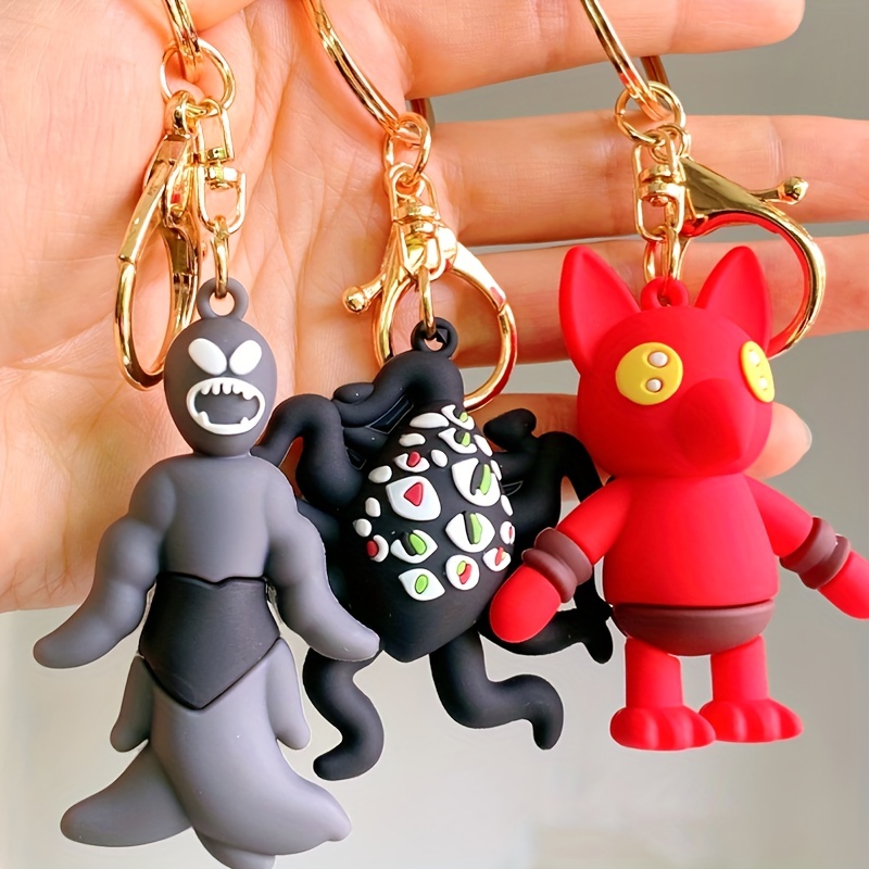 Cute Cartoon Doll Keychain - Adorable Bag Charm And Car Key Ring Accessory  - Temu Austria