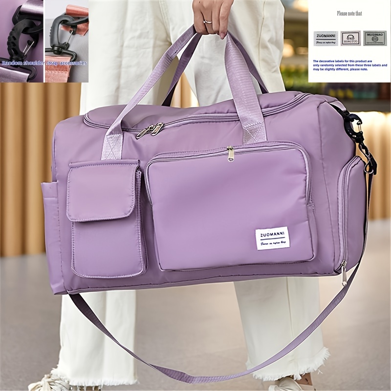 GNWXY Large Capacity Travel Bag Women Luggage Shoulder Handbag Fashion  Foreign Flavor Plaid Gym Bag Lightweight Men Duffel Bags - AliExpress