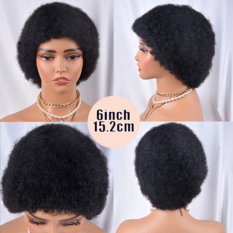 short afro hair wigs women natural Temu