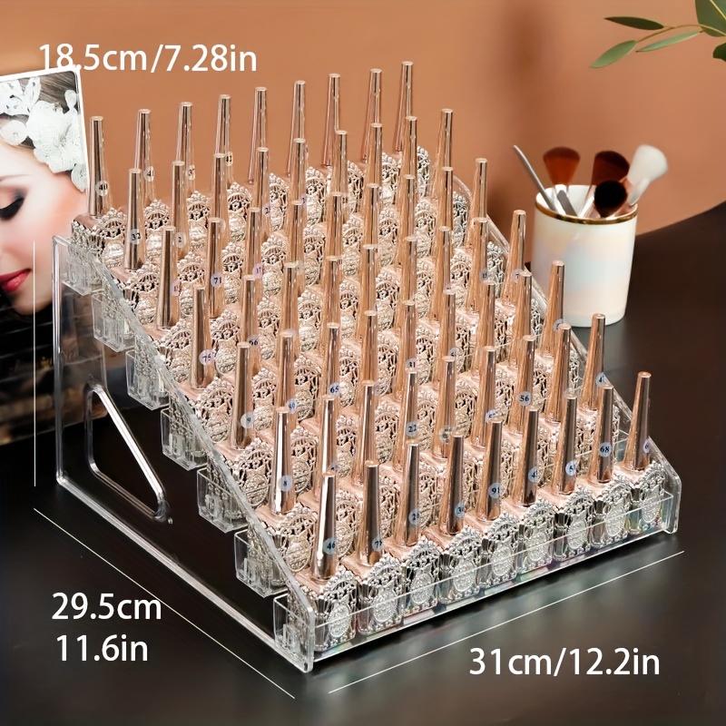 Nail Polish Storage Box Nail Polish Glue Display Rack Multi - Temu