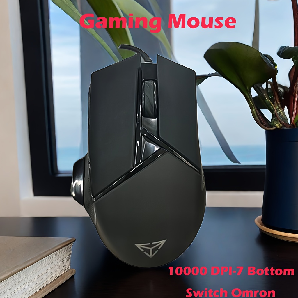 New X3 2.4G Wireless Bluetooth Wired Three-mode Lightweight Gaming Mouse  6-button 6-speed DPI Adjustable Photoelectric Mouse