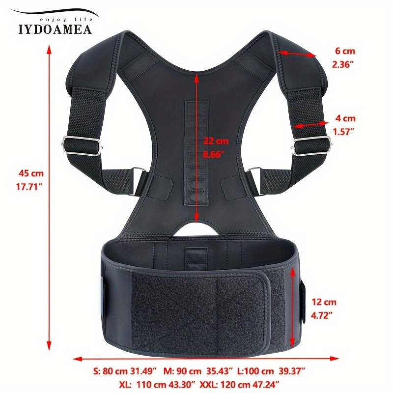 Superfine Comfort Posture Corrector Magnetic Back Support Belt for