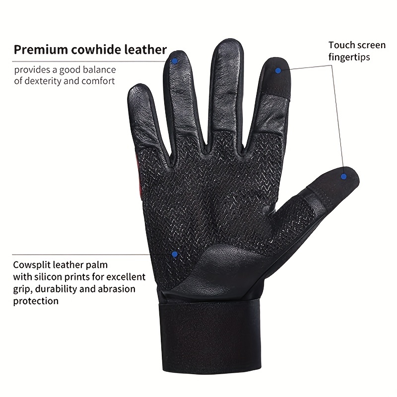 Activework Hombres Guantes de Trabajo de Seguridad, Guantes de Mecánico de  Servicio Pesado, Compatible con Pantalla Táctil - Temu