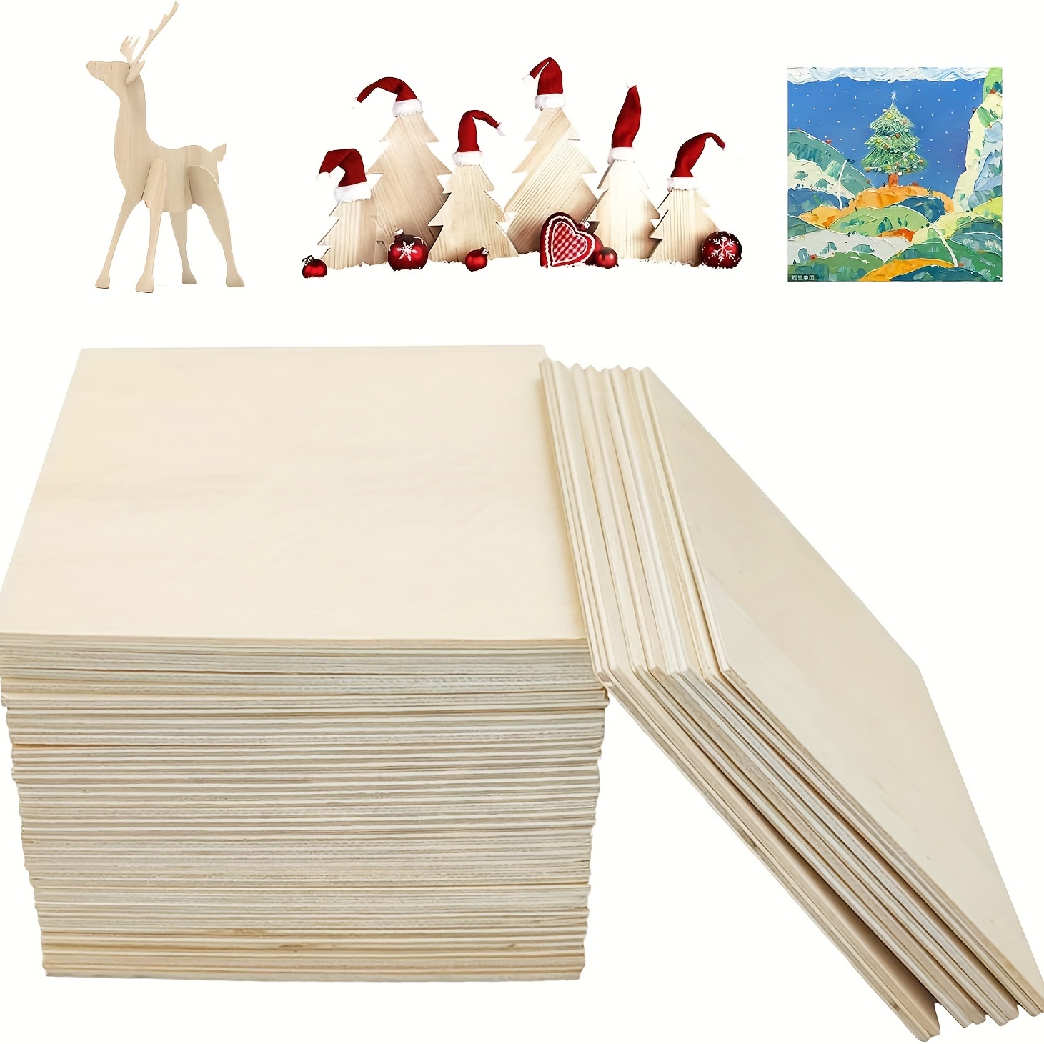 Wood Balsa Wood Plank Plywood Plywood Board Balsa Basswood Temu