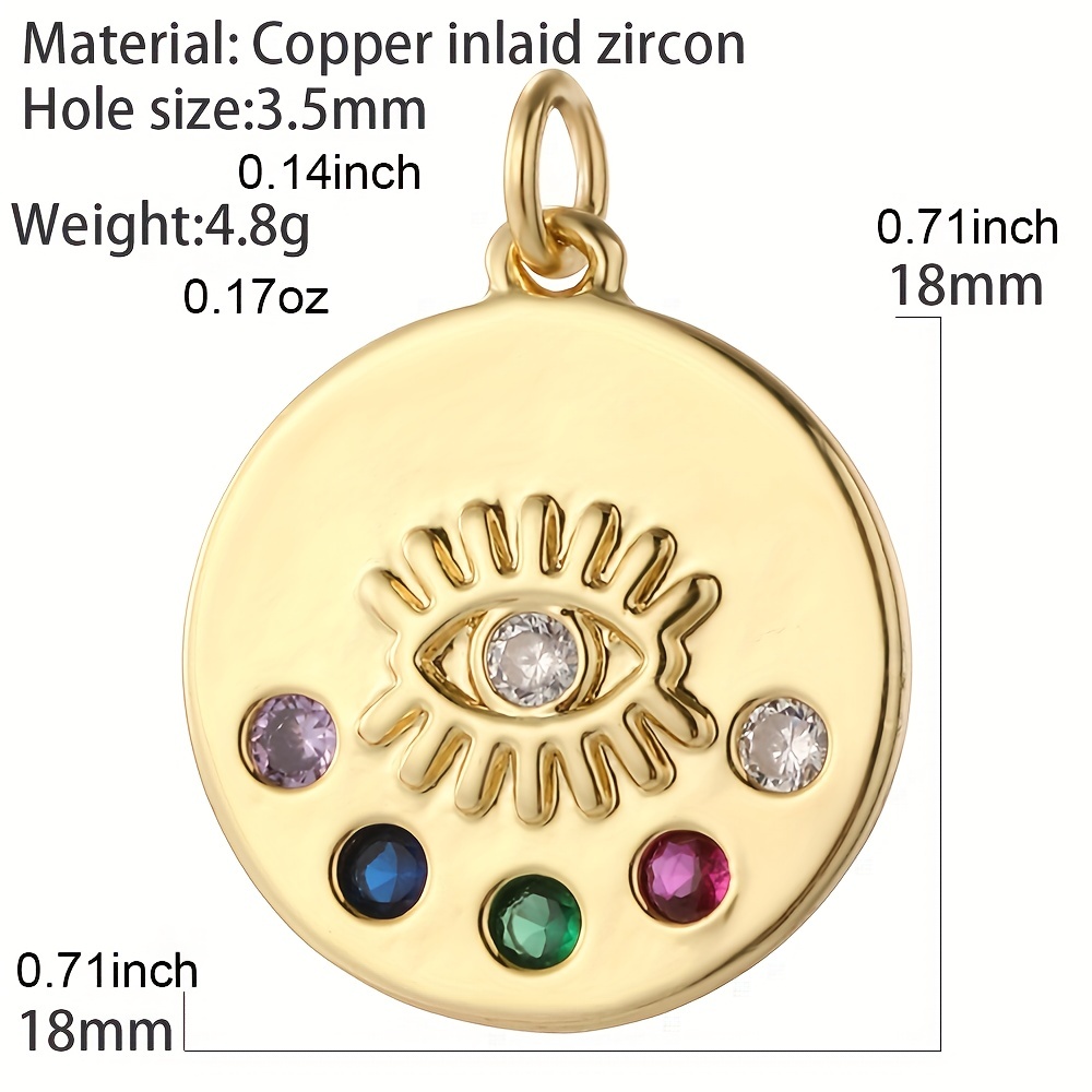 1 Ciondolo A Forma Di Cuore Con Occhio Blu Malvagio Per La Creazione Di  Gioielli, Collana Con Bracciale Orecchino Fai Da Te Con Farfalla A Forma Di  Stella Gotica Dorata - Temu Italy