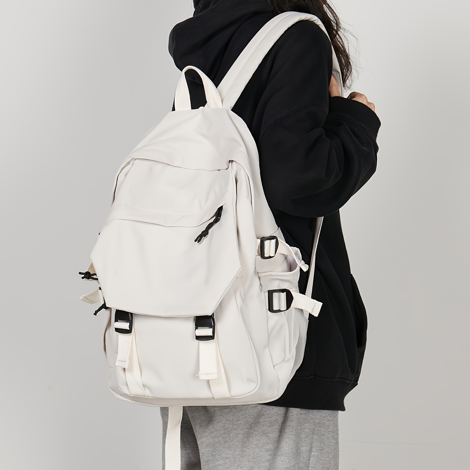 Versatile School Backpack for Men Middle High School Students College Style