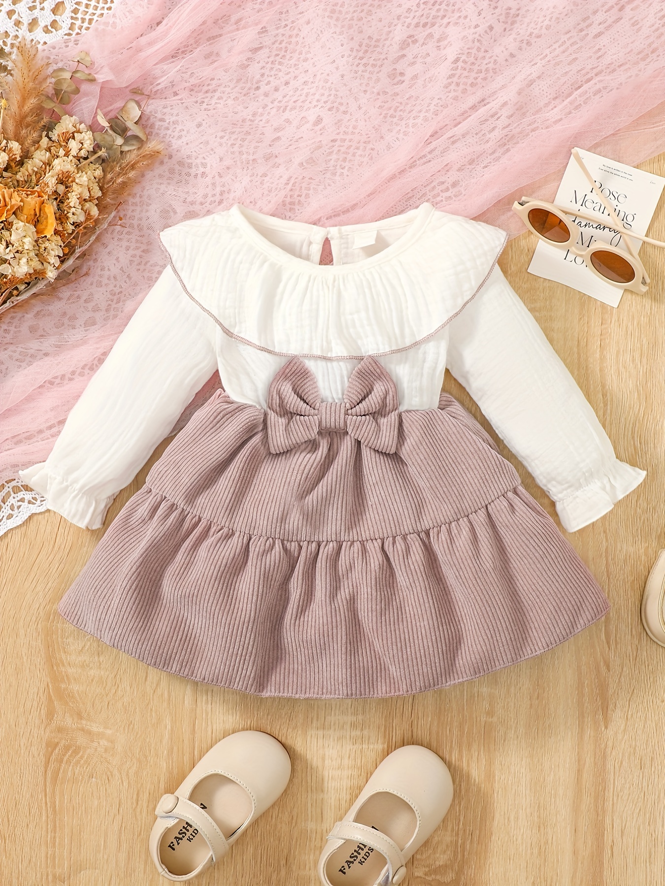 Baby Girl Clothes Toddler Girl Cute Outfits Long Sleeve - Temu