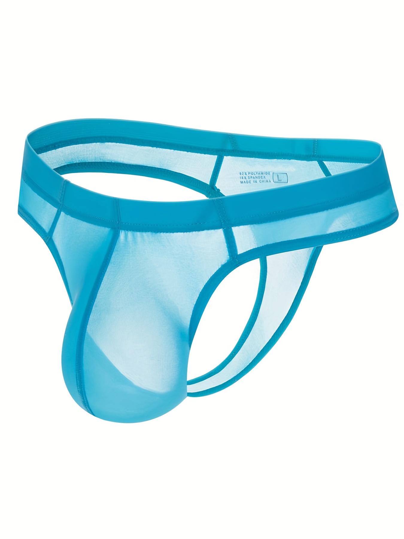 Men's C-String Bulge Pouch Lingerie T Back Bikini Briefs Bottoms Underwear