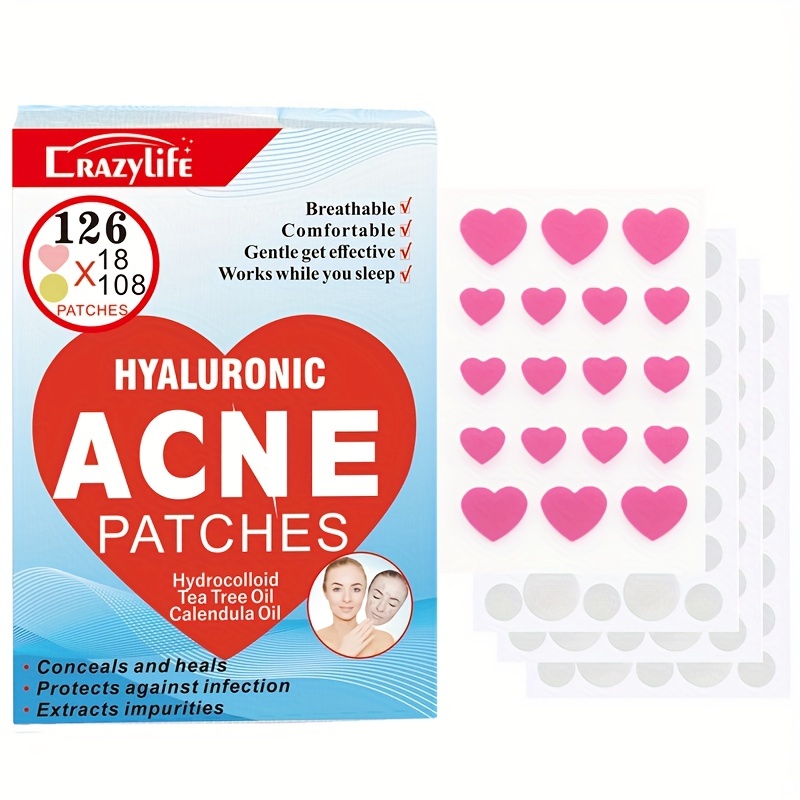 Colorful Love Sticker Water Colloid Concealer Patch Pimple Patches Acne