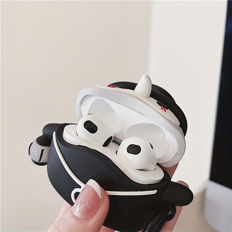 Funda para Airpods 1 y 2, funda de silicona 3D con diseño de