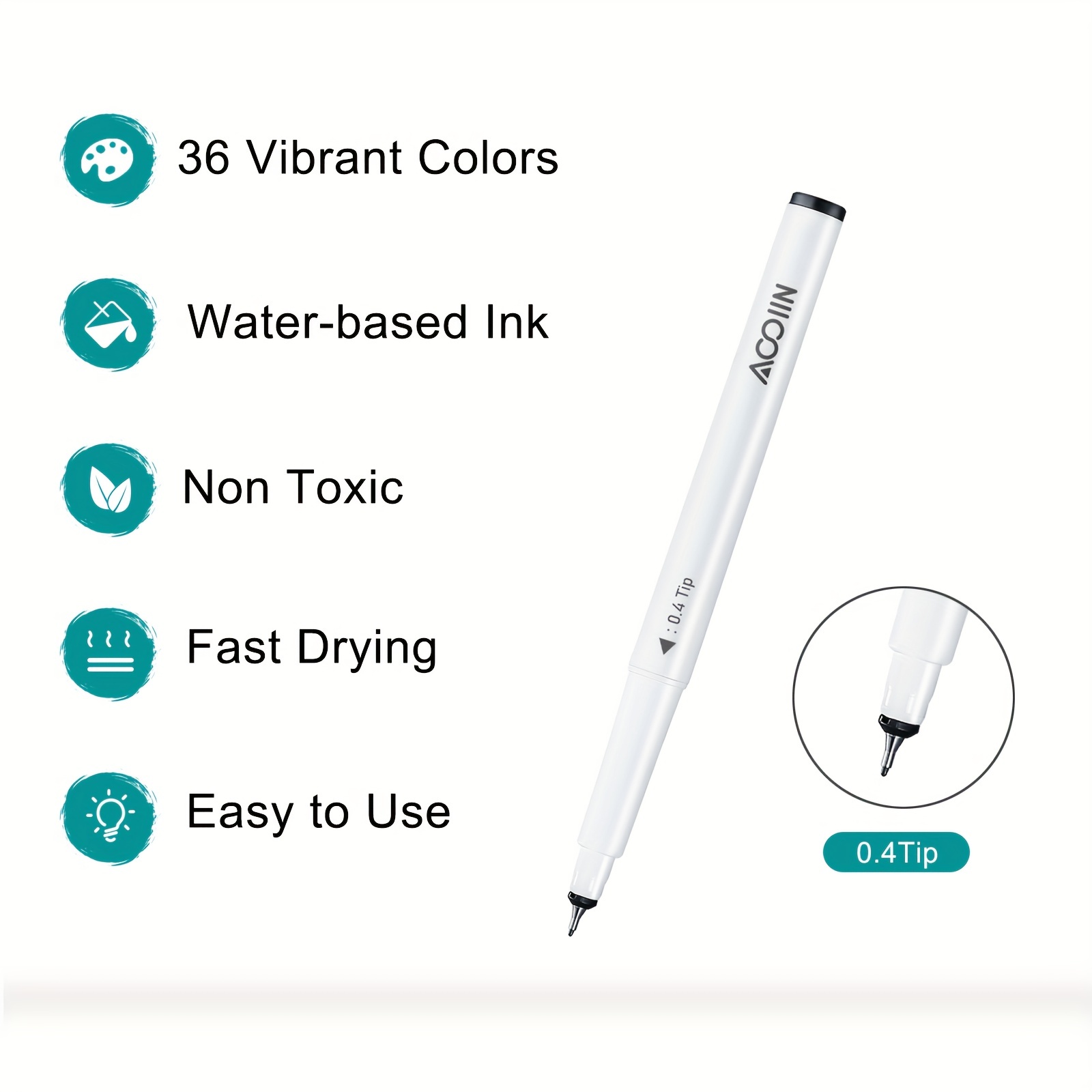 Sharpie Pen Adapters for Cricut Machines Fine Point, Ultra Fine Point, Art  Pen, Brush Pen Maker 3, Explore 3, Maker, Explore Air 2 