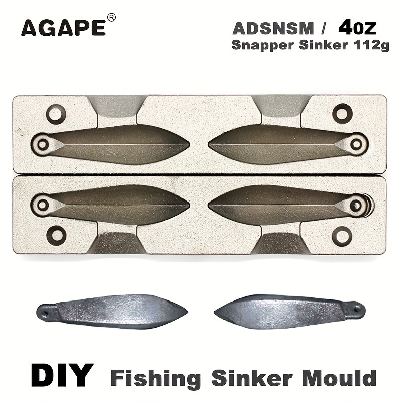 Diy Carp Fishing Snapper Sinker Mould Adsns Snapper Sinker 2 - Temu