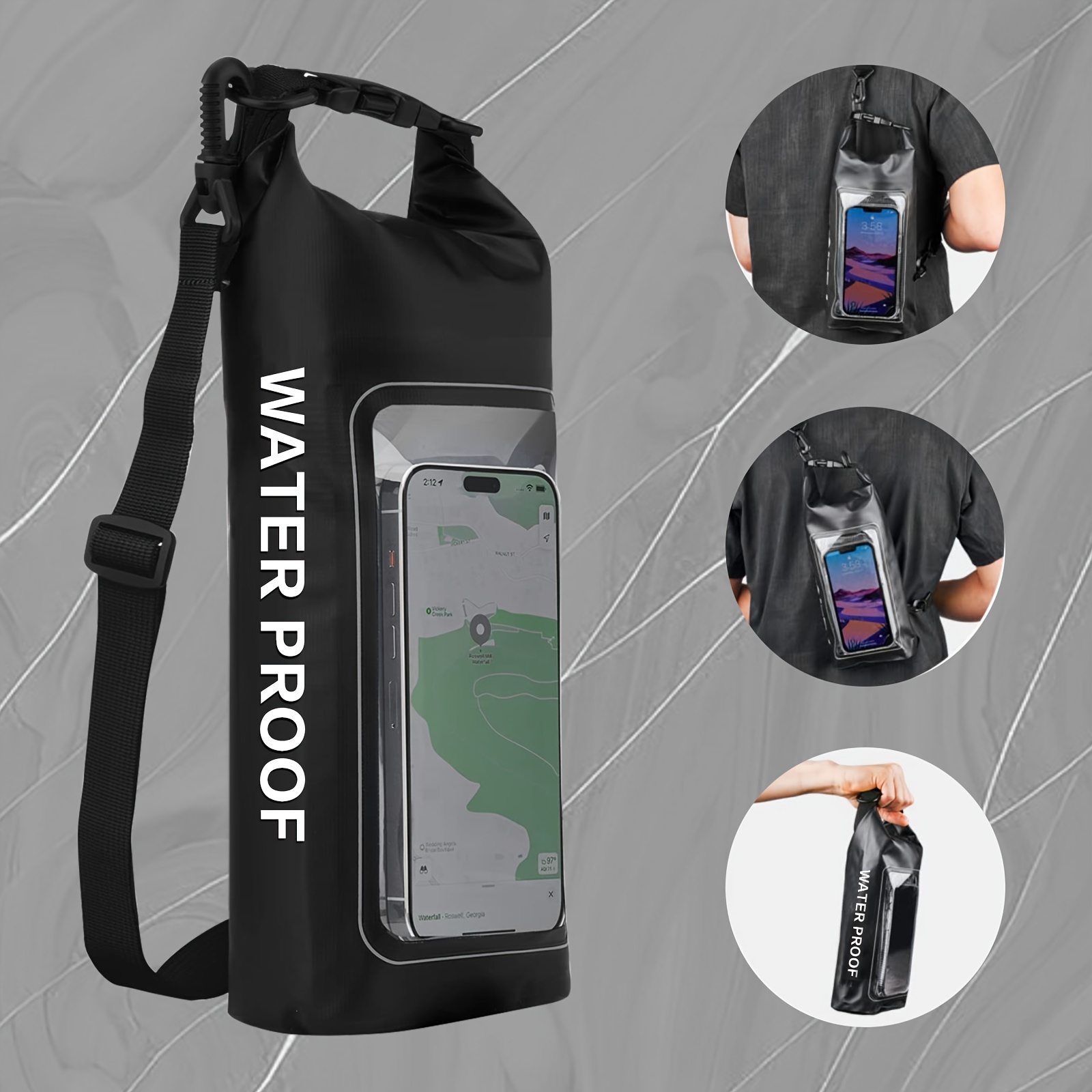 Marine Ipx6 Waterproof Dry Bag 2l Mobile Phone Storage Bag Boating Kayak  Accessories Essentials For Camping Swimming Beach Fishing Rafting Travel -  Sports & Outdoors - Temu United Kingdom