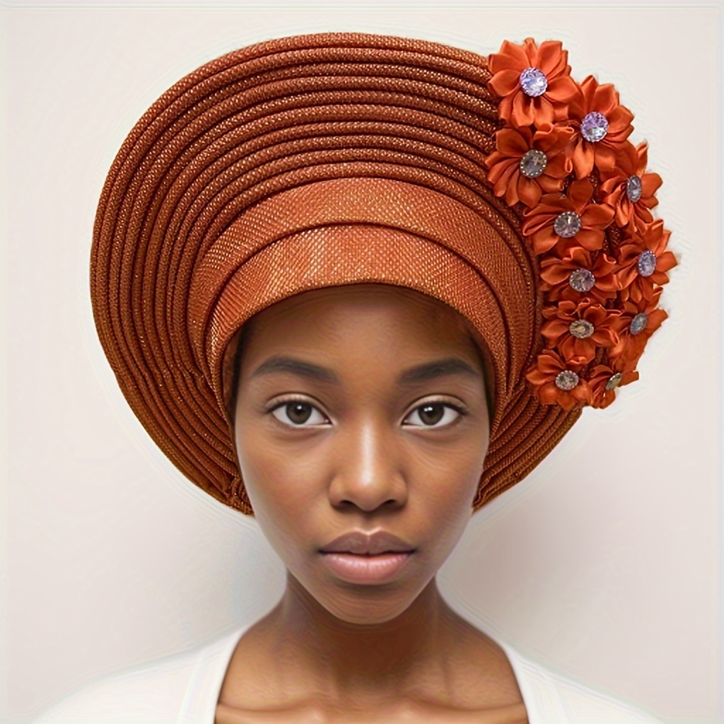 Wide hat in wax by kabangondo - Hats, caps, headgear - Afrikrea