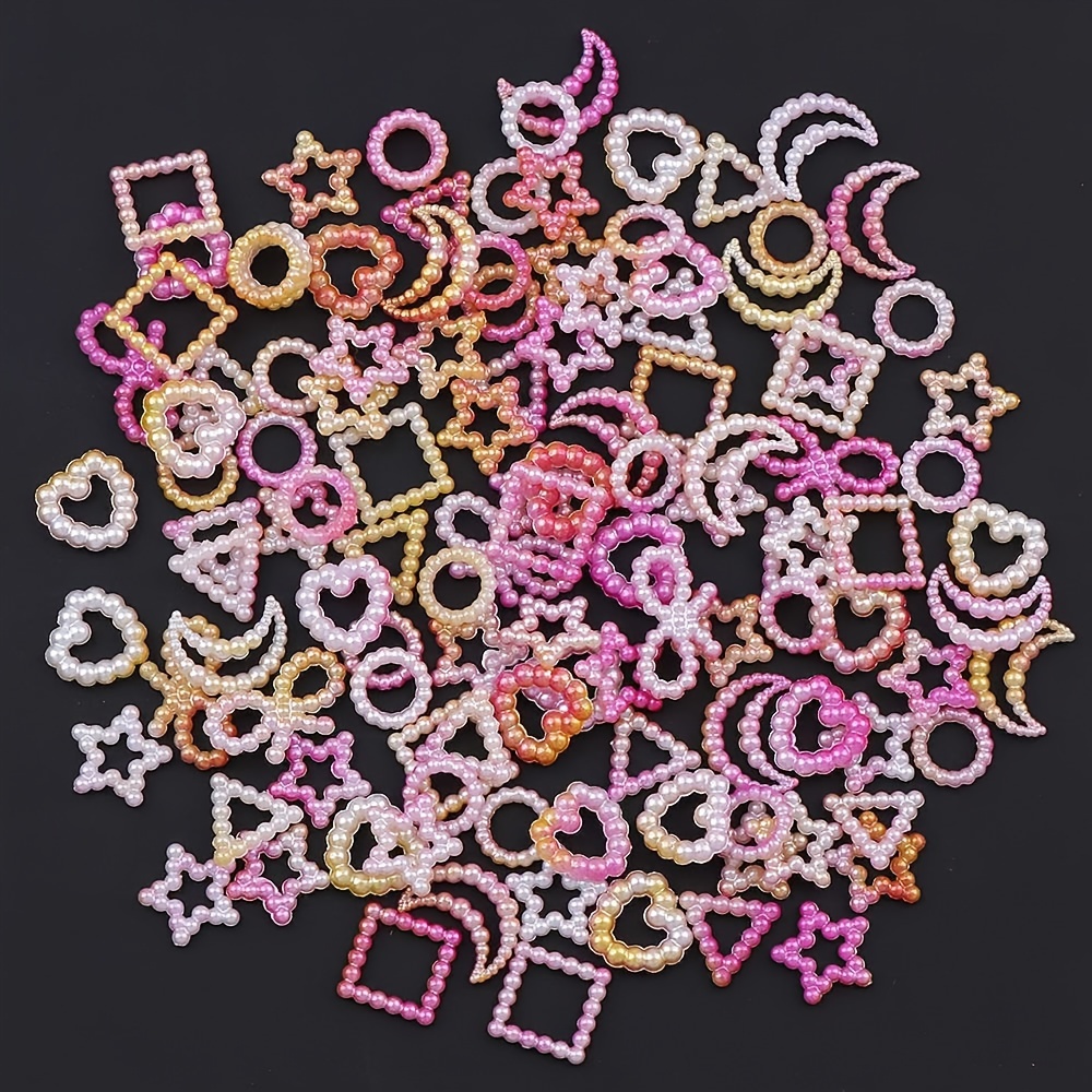 Colorful Color Series Geometric Shapes Resin Charms - Temu