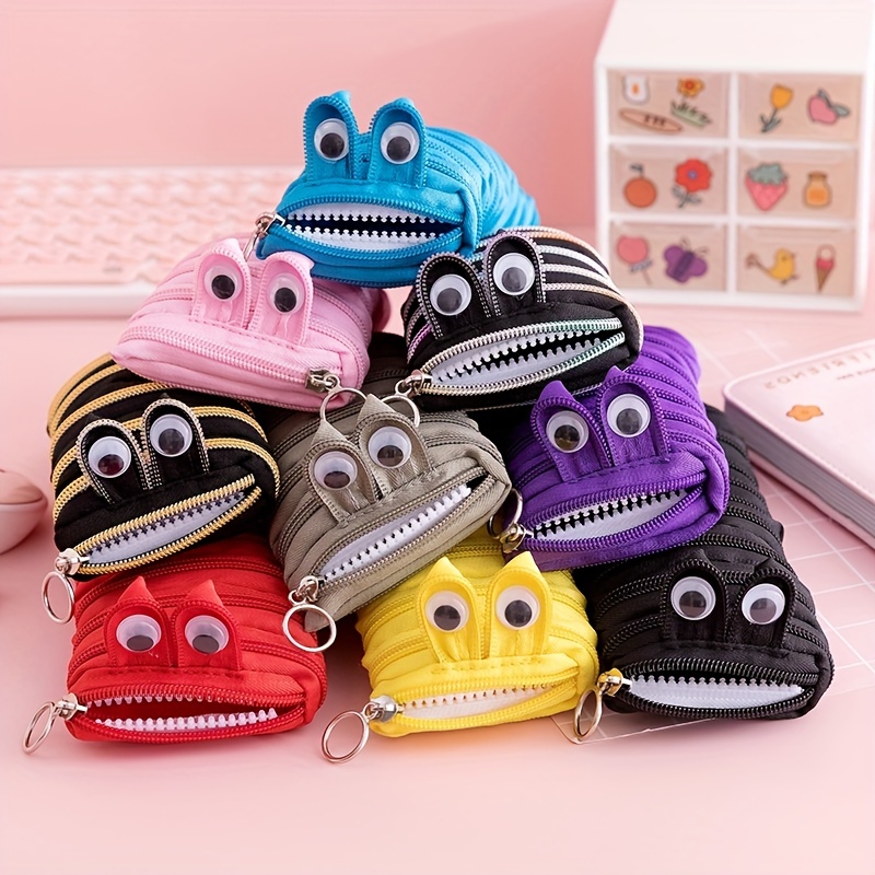 Cute Caterpillar Monster One Zipper Pencil Case Student - Temu