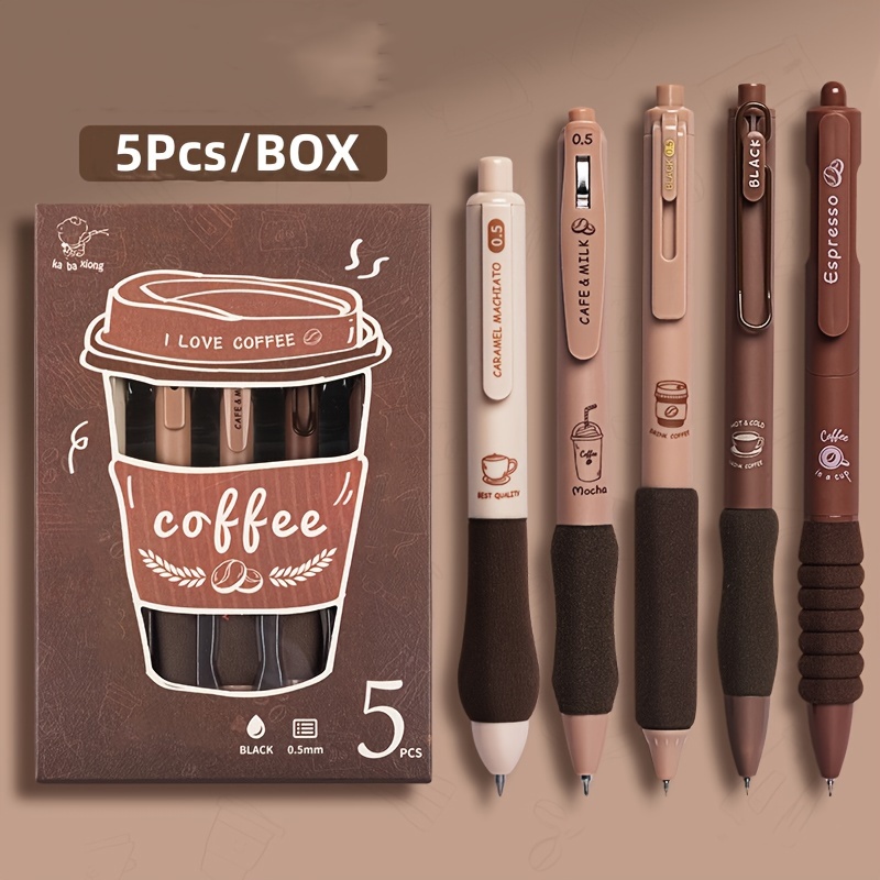 PAPERWRLD - Coffee Time Gel Pens Set & Coffee Marker