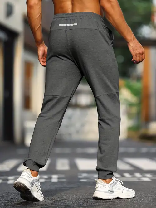 Pantalones Chándal Casuales Hombre Bolsillos Pantalones - Temu