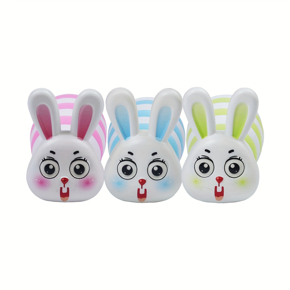 3 Pcs Animal Squeeze Toys Carotte Lapin Fidget Jouets Bunny Stress